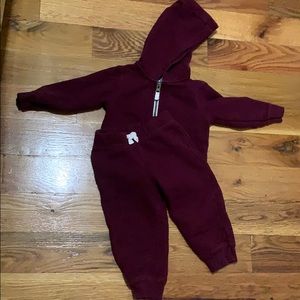 Cute Baby Sweat Suit Set
